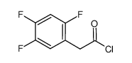 2-(2,4,5-trifluorophenyl)acetyl chloride structure