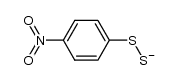 4-nitrophenyl disulphide anion Structure