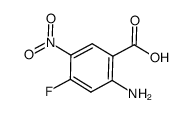 2-amino-4-fluoro-5-nitrobenzoic acid结构式