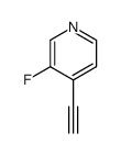 4-乙炔基-3-氟吡啶结构式