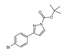 tert-Butyl 3-(4-bromophenyl)-1H-pyrazole-1-carboxylate picture