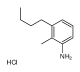 3-Butyl-2-methylaniline hydrochloride (1:1) Structure