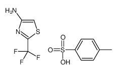 2-(Trifluoromethyl)-1,3-thiazol-4-amine 4-methylbenzenesulfonate (1:1)结构式