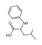 (S)-4-methyl-2-(phenylamino)pentanoic acid Structure