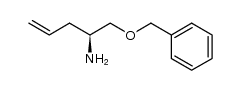 (S)-1-(benzyloxy)pent-4-en-2-amine结构式