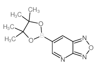[1,2,5]噁二唑o[3,4-b]吡啶-6-基硼酸频那醇酯结构式
