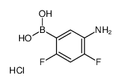 5-氨基-24-二氟苯硼酸盐酸盐结构式