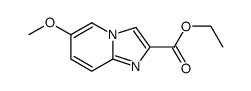 IMidazo[1,2-a]pyridine-2-carboxylic acid, 6-Methoxy-, ethyl ester Structure