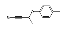 1-((4-bromobut-3-yn-2-yl)oxy)-4-methylbenzene Structure