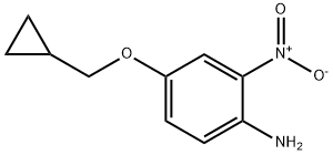 4-(cyclopropylmethoxy)-2-nitrobenzenamine Structure