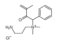 METHACRYLOYL AMINOPROPYL DIMETHYLBENZYL AMMONIUM CHLORIDE structure