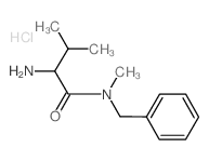 2-Amino-N-benzyl-N,3-dimethylbutanamide hydrochloride结构式