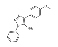 1H-1,2,3-TRIAZOL-5-AMINE, 4-(4-METHOXYPHENYL)-1-PHENYL- picture