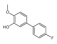 5-(4-fluorophenyl)-2-methoxyphenol结构式