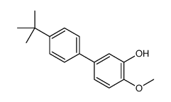 5-(4-tert-butylphenyl)-2-methoxyphenol结构式
