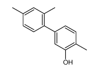 5-(2,4-dimethylphenyl)-2-methylphenol结构式