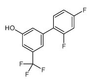 3-(2,4-difluorophenyl)-5-(trifluoromethyl)phenol结构式