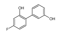 5-fluoro-2-(3-hydroxyphenyl)phenol结构式