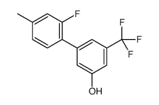 3-(2-fluoro-4-methylphenyl)-5-(trifluoromethyl)phenol Structure