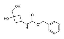 benzyl [3-hydroxy-3-(hydroxymethyl)cyclobutyl]carbamate结构式