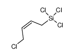 4-chloro-1-trichlorosilyl-cis-2-butene Structure