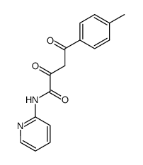 2,4-dioxo-N-(pyridin-2-yl)-4-(p-tolyl)butanamide Structure