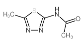 Acetamide,N-(5-methyl-1,3,4-thiadiazol-2-yl)- Structure