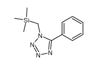 5-phenyltetrazol-1-yl(trimethylsilyl)methane结构式