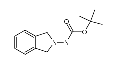 N-(t-butyloxycarbonyl)aminodihydroisoindole结构式