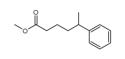 methyl 5-phenylhexanoate结构式