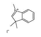 1,3,3-trimethylindol-1-ium,iodide结构式