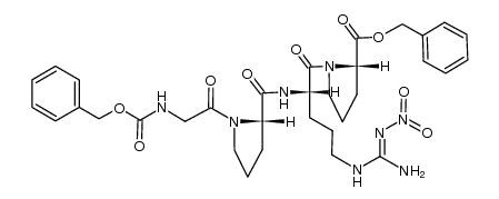 Z-Gly-Pro-Arg(NO2)-Pro-OBzl Structure