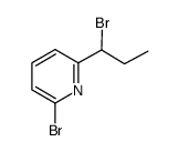 2-bromo-6-(1-bromopropyl)pyridine Structure