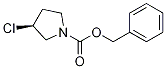 (S)-3-Chloro-pyrrolidine-1-carboxylic acid benzyl ester结构式