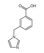 3-IMIDAZOL-1-YLMETHYL-BENZOIC ACID Structure