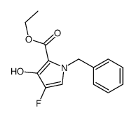 1-苄基-4-氟-3-羟基-1H-吡咯-2-羧酸乙酯结构式