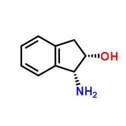 (1R,2S)-1-Amino-2,3-dihydro-1H-inden-2-ol structure