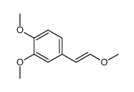 trans-1-(3,4-dimethoxyphenyl)-2-methoxyethene Structure