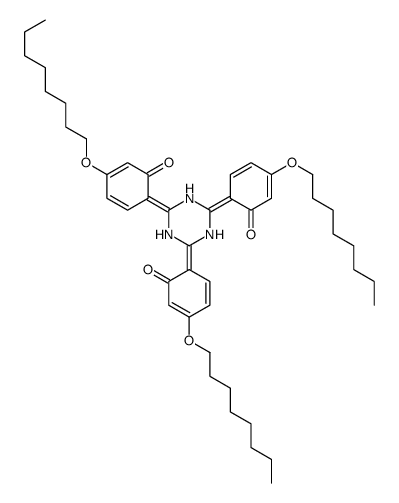 2,2',2''-(1,3,5-Triazine-2,4,6-triyl)tris[5-(octyloxy)phenol]结构式