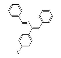 (1E,3Z)-1,4-diphenyl-3-(4-chlorophenyl)-2-aza-1,3-butadiene Structure