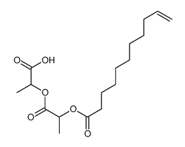 2-(2-undec-10-enoyloxypropanoyloxy)propanoic acid Structure