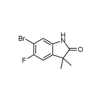 6-Bromo-5-fluoro-3,3-dimethylindolin-2-one picture