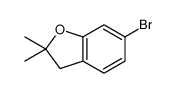 6-bromo-2,2-dimethyl-3H-1-benzofuran Structure