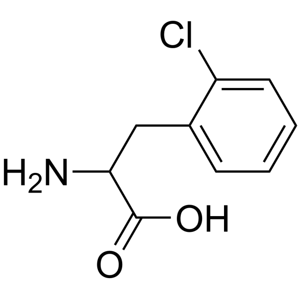 2-Chlorophenylalanine Structure