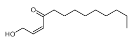 1-Hydroxy-2-tridecen-4-one structure