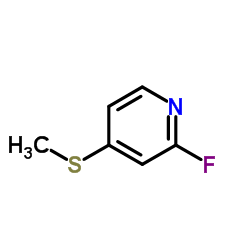 2-Fluoro-4-(methylthio)pyridine structure