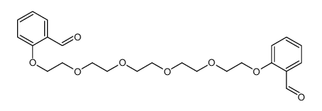 2-[2-[2-[2-[2-[2-(2-formylphenoxy)ethoxy]ethoxy]ethoxy]ethoxy]ethoxy]benzaldehyde Structure