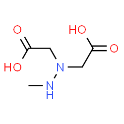 Acetic acid, 2,2-(methylhydrazono)bis- (9CI)结构式