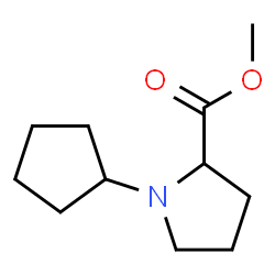 1-环戊基-L-脯氨酸甲酯结构式