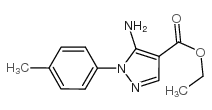 5-AMINO-1-P-TOLYL-1H-PYRAZOLE-4-CARBOXYLICACIDETHYLESTER Structure